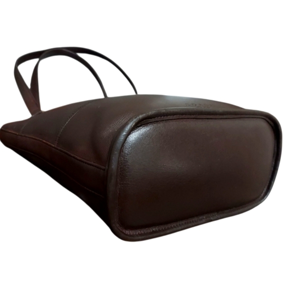 Coach Vintage Tribecca Leather Shoulder Tote No. 9098 Made In Costa Rica - Picture 8 of 11